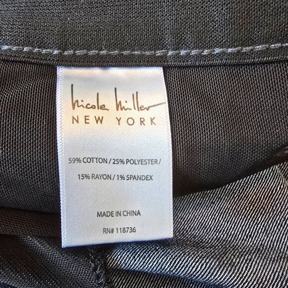 Nicole Miller SOHO High Rise Skinny Sculpt Shape & Lift Dark Denim Jeans Size 16 - Picture 7 of 12